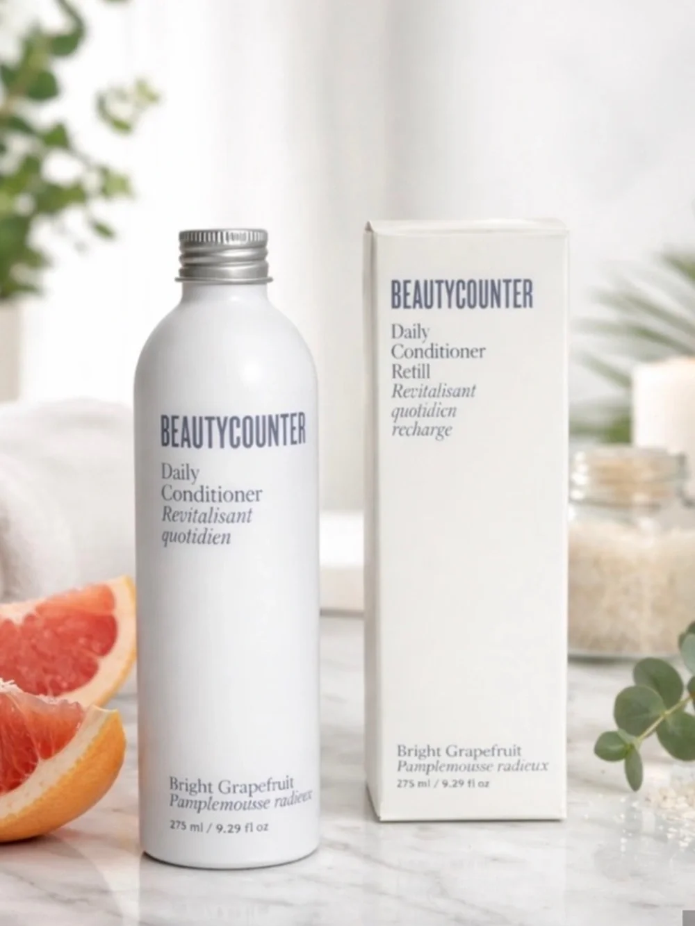 NEW Beauty Counter Daily Conditioner Refill Bright Grapefruit, 9.29 fl oz/275 mL